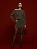 Elvira | Asymmetrisches Strickkleid aus Wollmischung