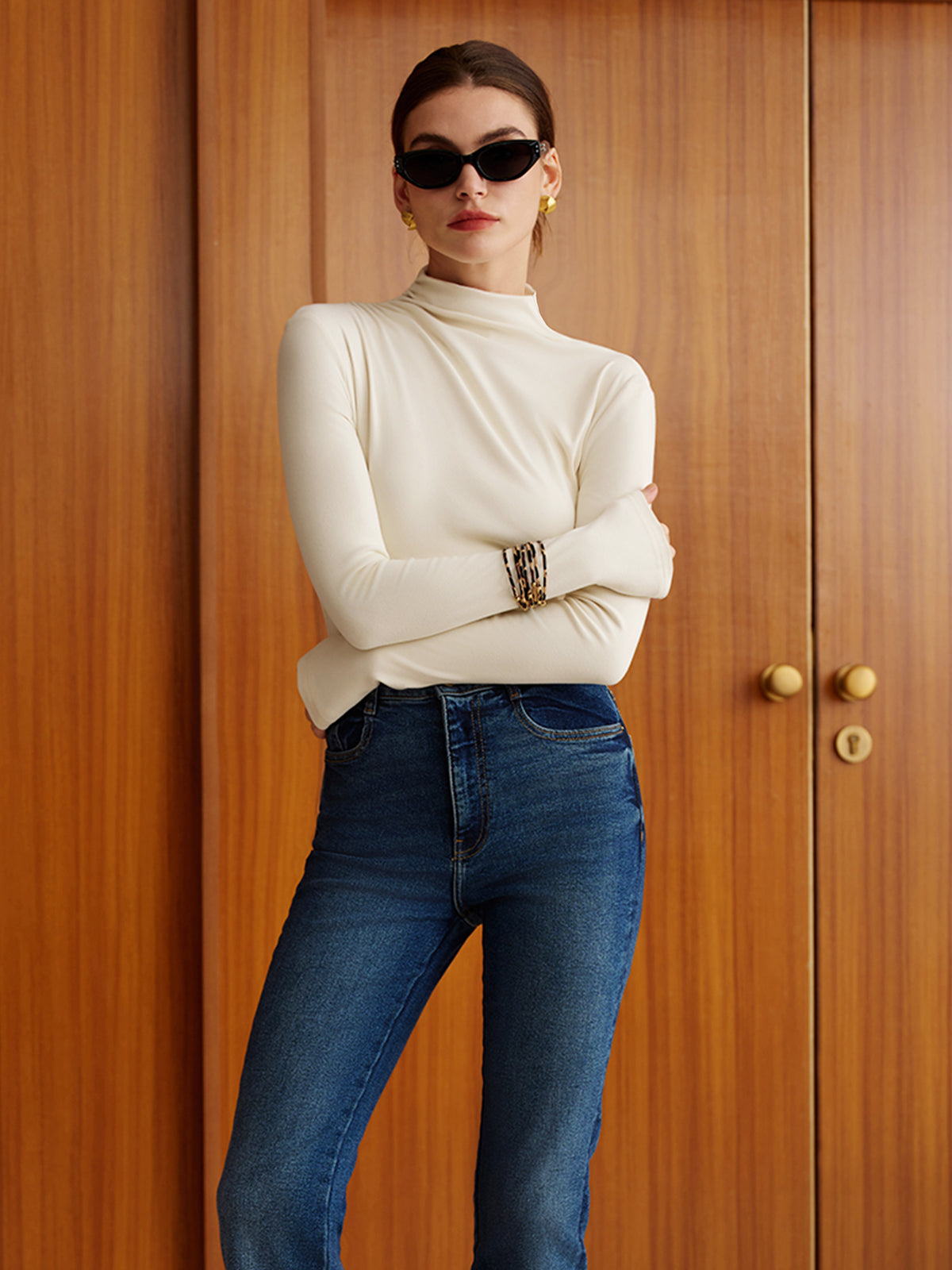 Lena | Warmes Jersey-Oberteil