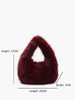 Greta | Runde Fuzzy-Handtasche