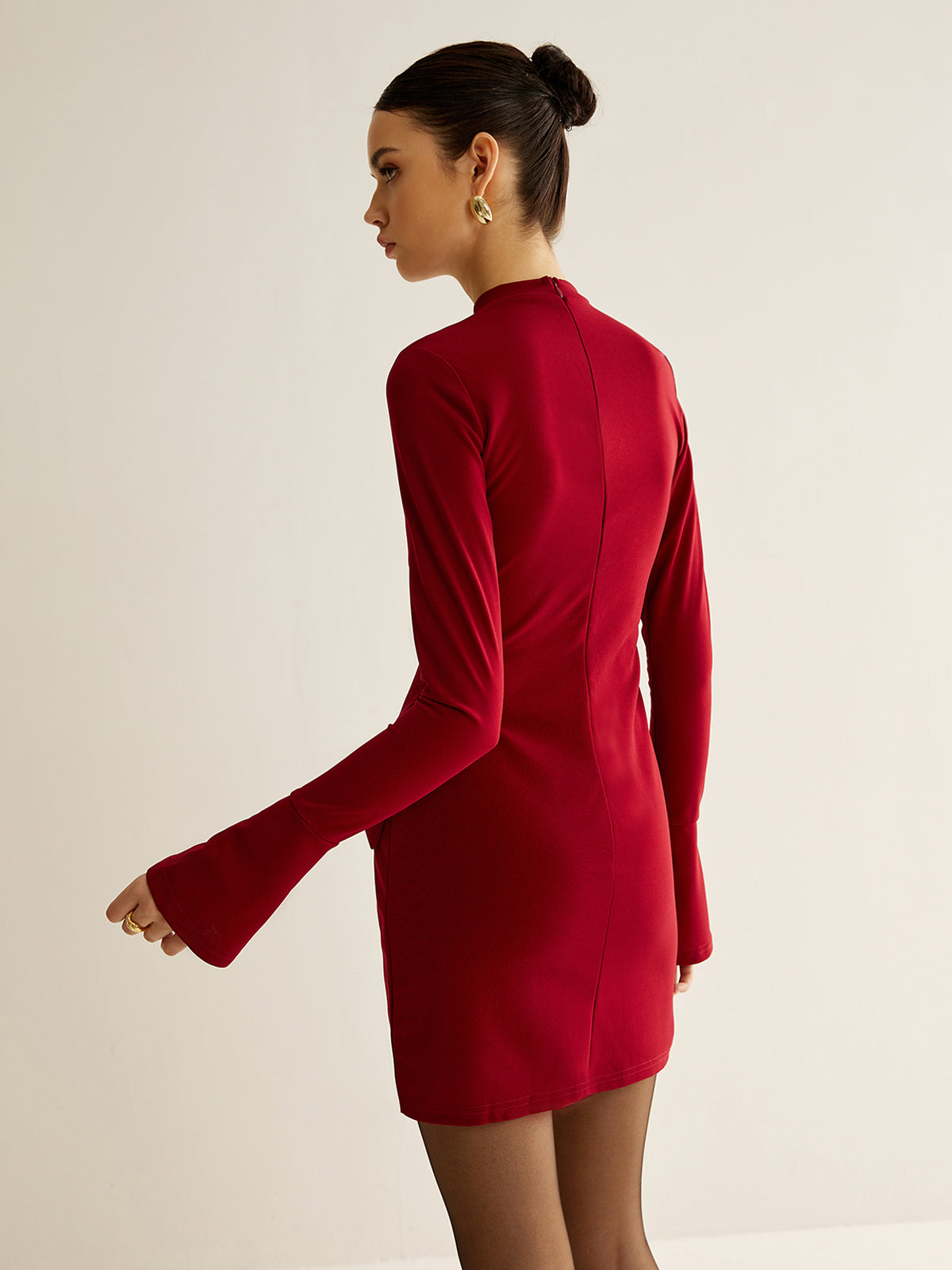 Clara | Schlichtes Pipingshortkleid