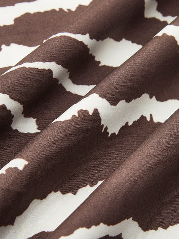 Clara | Tye Dye Druck Kleid mit Glockenärmel