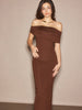Lisa | Elegantes Off-Shoulder Maxikleid