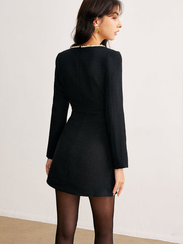 Anna | Elegantes Perlenverziertes Kleid