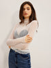 Mia | Elegantes T-Shirt mit Lettuce Trim