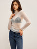 Mia | Elegantes T-Shirt mit Lettuce Trim