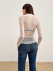 Mia | Elegantes T-Shirt mit Lettuce Trim
