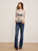 Mia | Elegantes T-Shirt mit Lettuce Trim