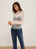 Mia | Elegantes T-Shirt mit Lettuce Trim
