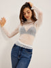 Mia | Elegantes T-Shirt mit Lettuce Trim