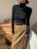 Max | Minimalistischer Turtleneck Skinny Pullover