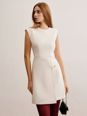 Anna | Elegantes ärmelloses Warmkleid