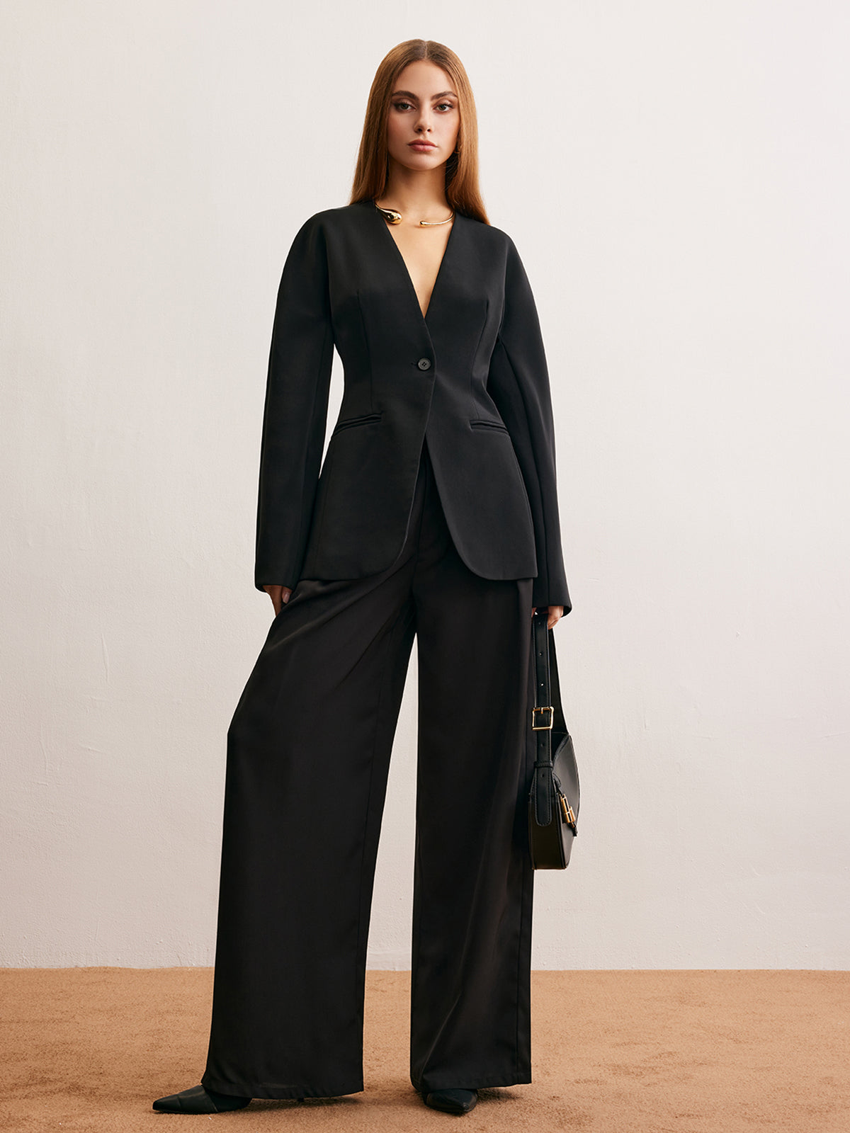 Sebastian | Eleganter Cinched Blazer mit Split-Style