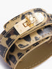 Sarah | Leopard Print Lederarmband