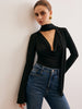 Cora | Elegantes Cowl Neck T-Shirt