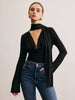 Cora | Elegantes Cowl Neck T-Shirt
