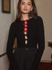 Clara | Eleganter Cutout Pullover mit Schleifen-Dekoration