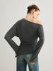 Clara | Asymmetrisches Oberteil mit elegantem Schlitzschnitt