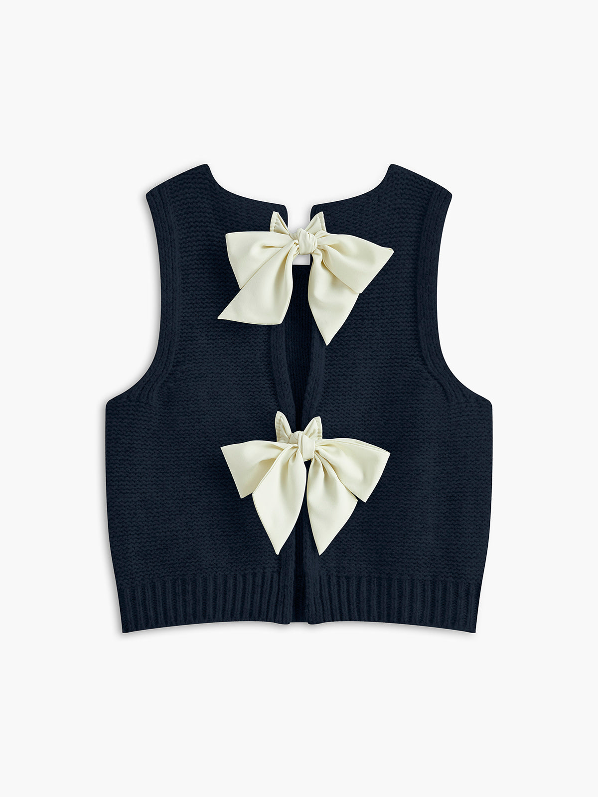 Hannah | Bow Front Pullover Weste