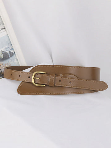 Tobias | Asymmetrischer Schnallen-Leder-Gürtel