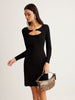 Clara | Stilvolles Cutout Strickkleid
