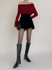Leonie | Elegante Samt-Shorts