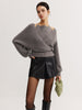 Sophie | 2-in-1 Bat Sleeve Halter Stricktop