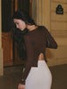 Leon | Trendiges Skinny T-Shirt mit Rückenschlitz