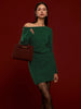 Elvira | Asymmetrisches Strickkleid aus Wollmischung