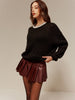 Sara | Funkelnder Strass-Pullover