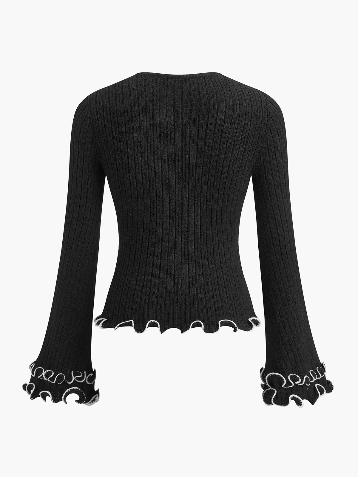 Clara | Eleganter Rüschenpullover