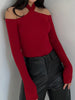 Clara | Elegantes Rippendesign mit Cold-Shoulder
