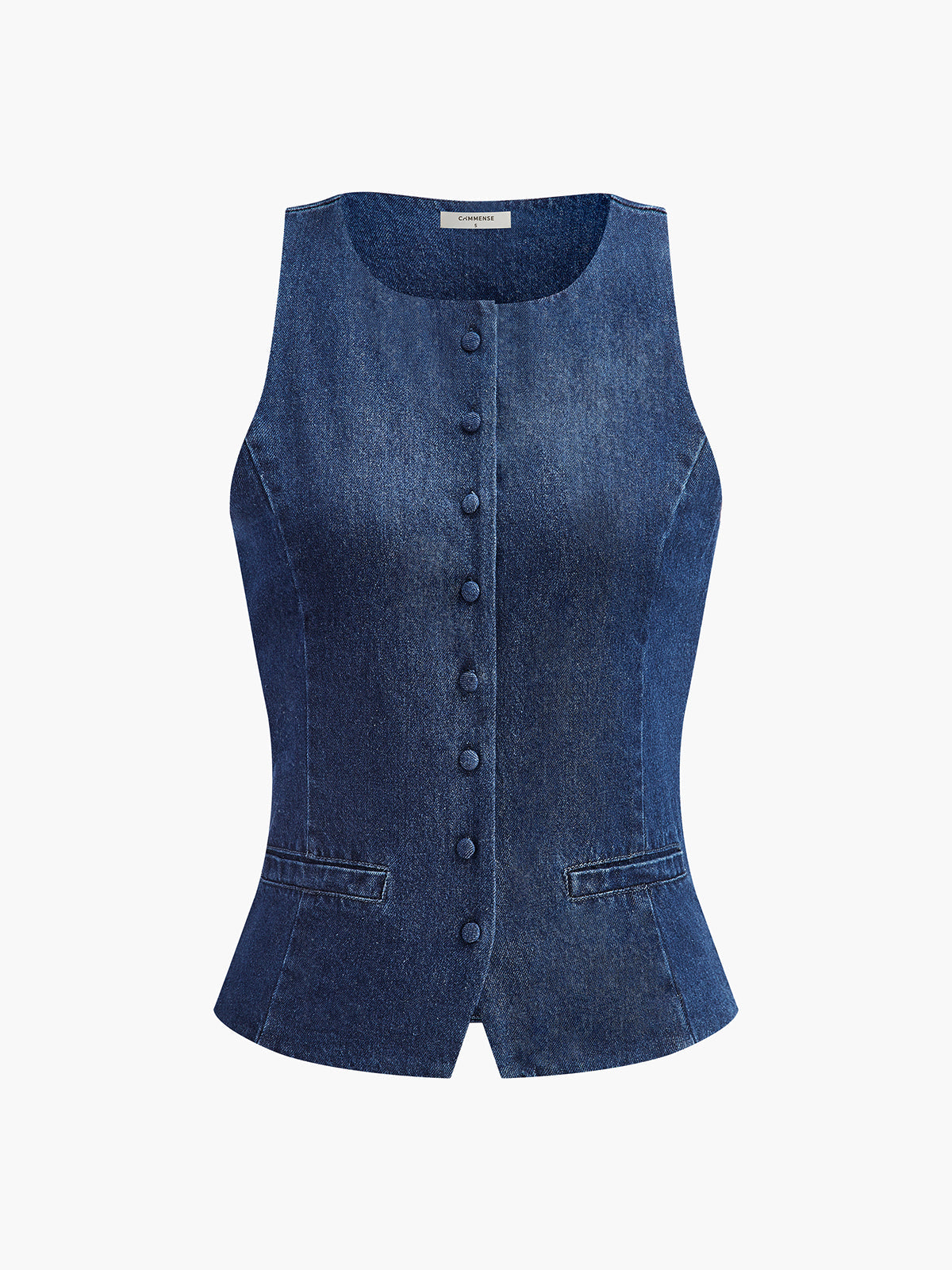 Max | Denim Tanktop mit Knöpfen