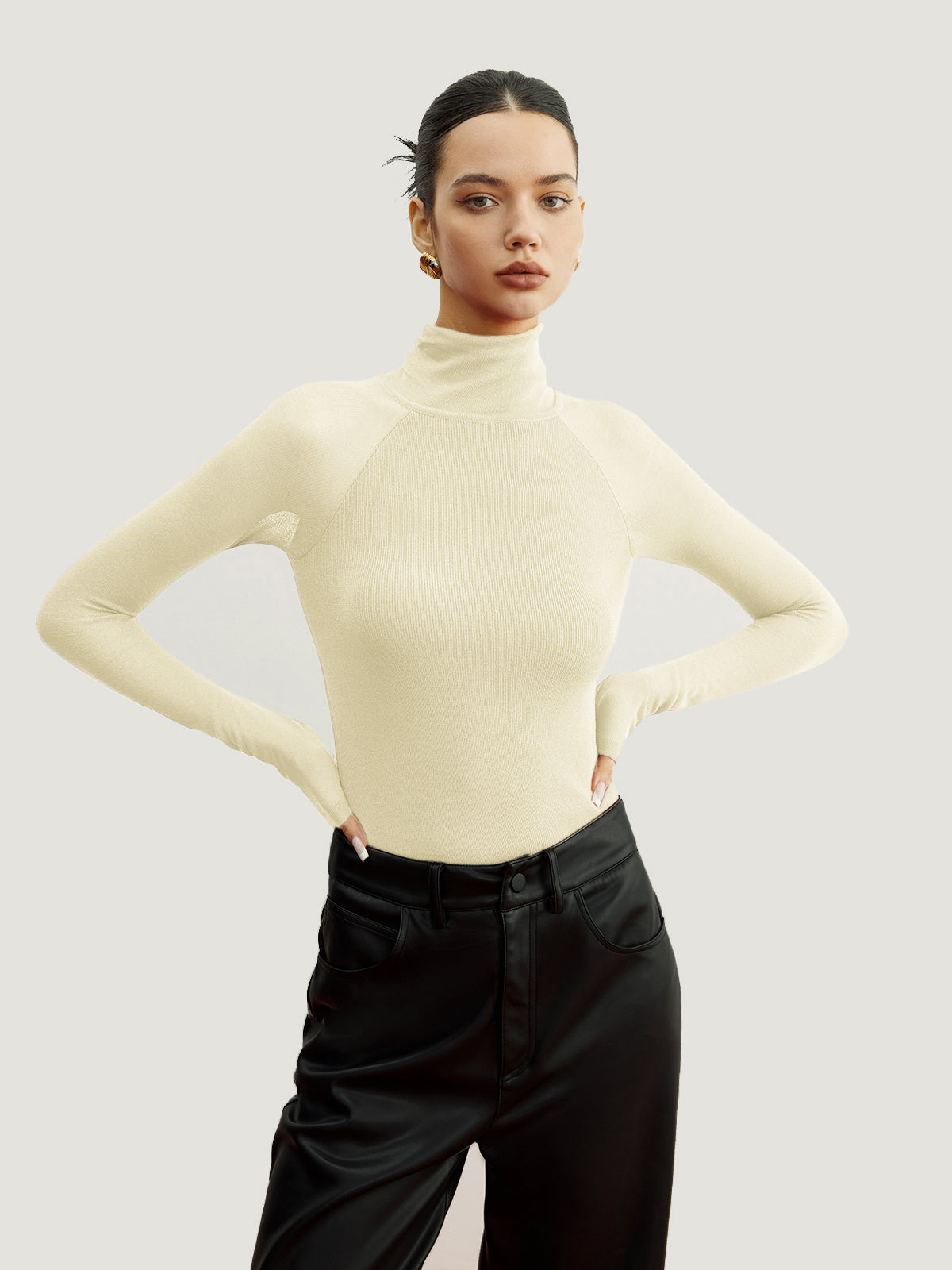 Clara | Eleganter Pullover mit transparenten Ärmeln