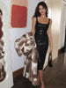 Liane | Verführerisches Kunstleder Kleid