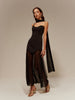 Clara | Elegantes Chiffon-Maxikleid