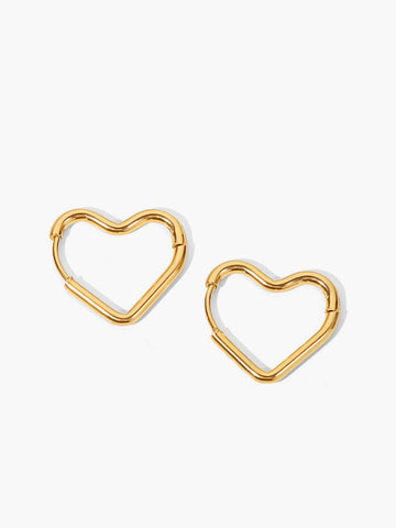 Clara | Elegante Herz Ohrstecker