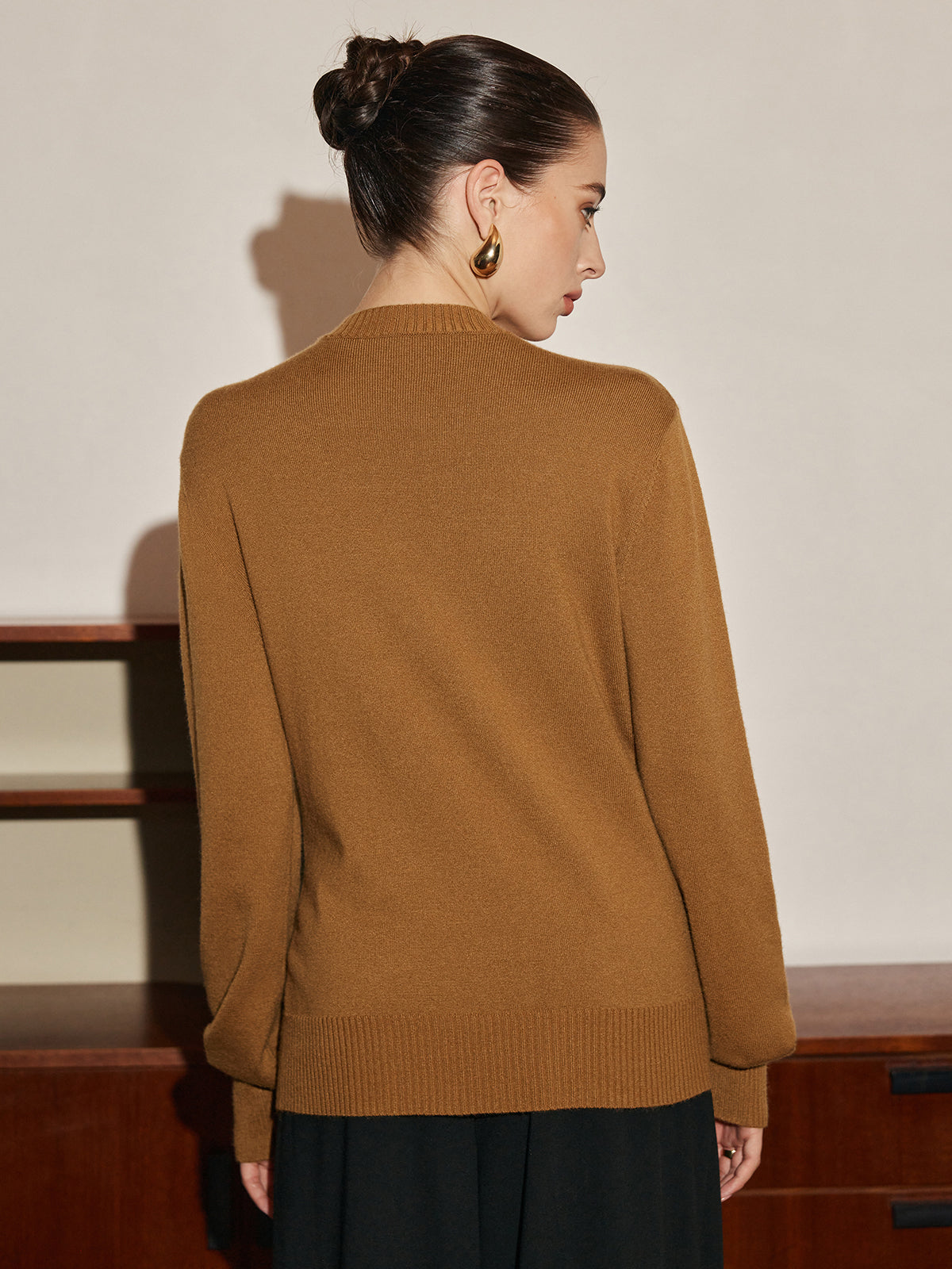 Leon | Wollmischung Knotted Pullover