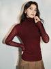 Maxime | Minimalistisches Mock Neck Jersey Oberteil