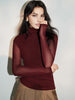 Maxime | Minimalistisches Mock Neck Jersey Oberteil