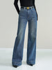 Mia | Bootcut Jeans in mittlerer Taille ohne Gürtel