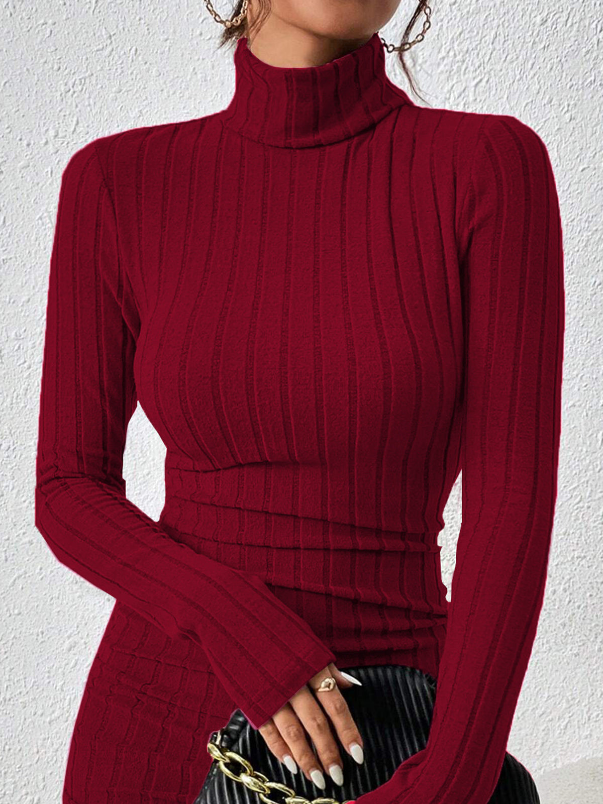 Clara | Elegantes Kleid mit Stehkragen