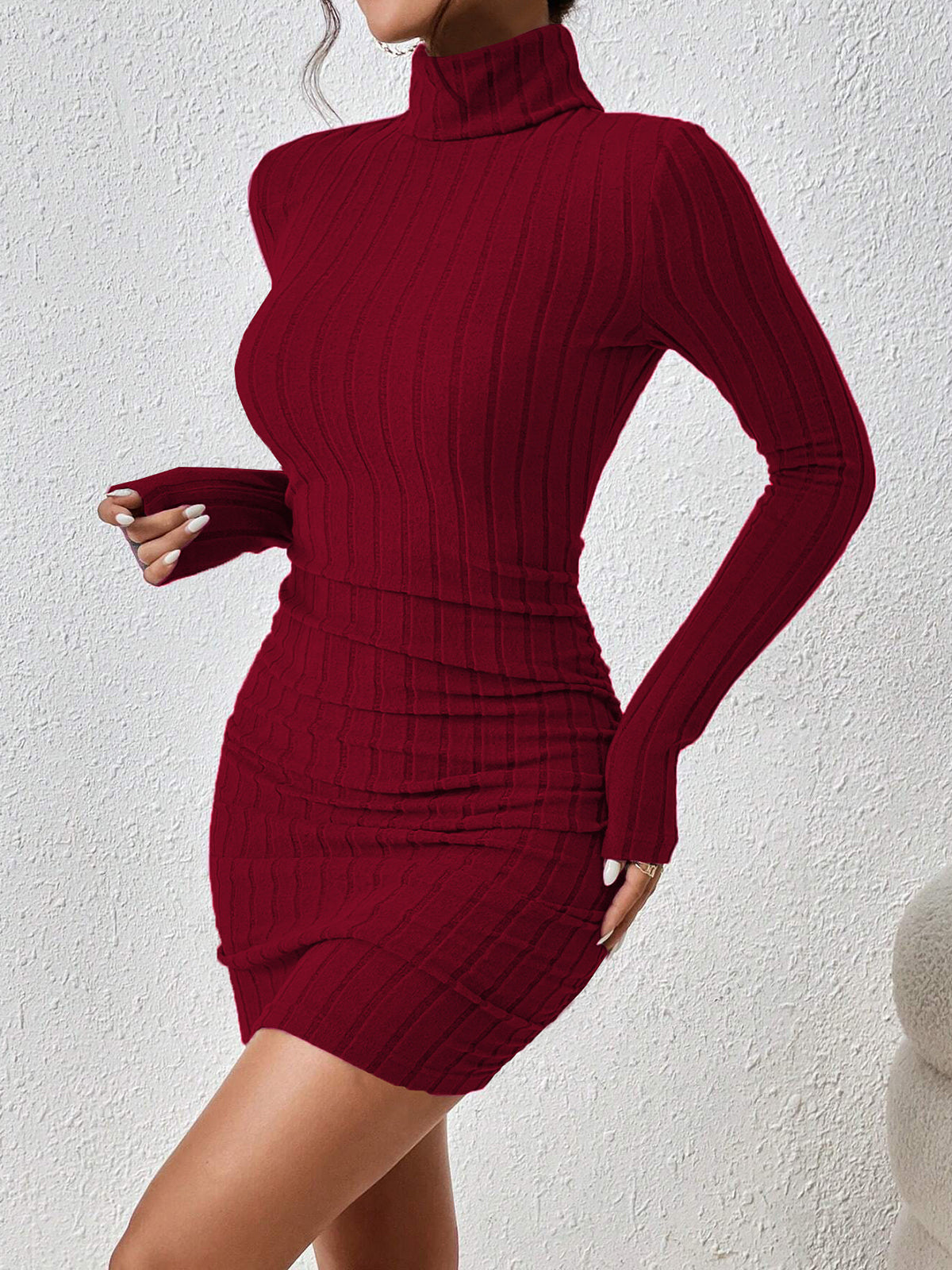 Clara | Elegantes Kleid mit Stehkragen