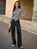 Anna | Stricktop mit Rohsaum und Cut-Outs