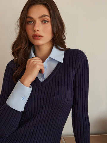Lukas | Eleganter 2-in-1 Polo Sweater