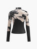 Luca | Mock-Neck Tye Dye T-Shirt
