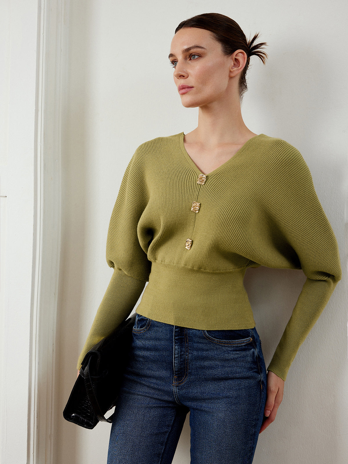 Anna | Eleganter Pullover mit Schafärmeln