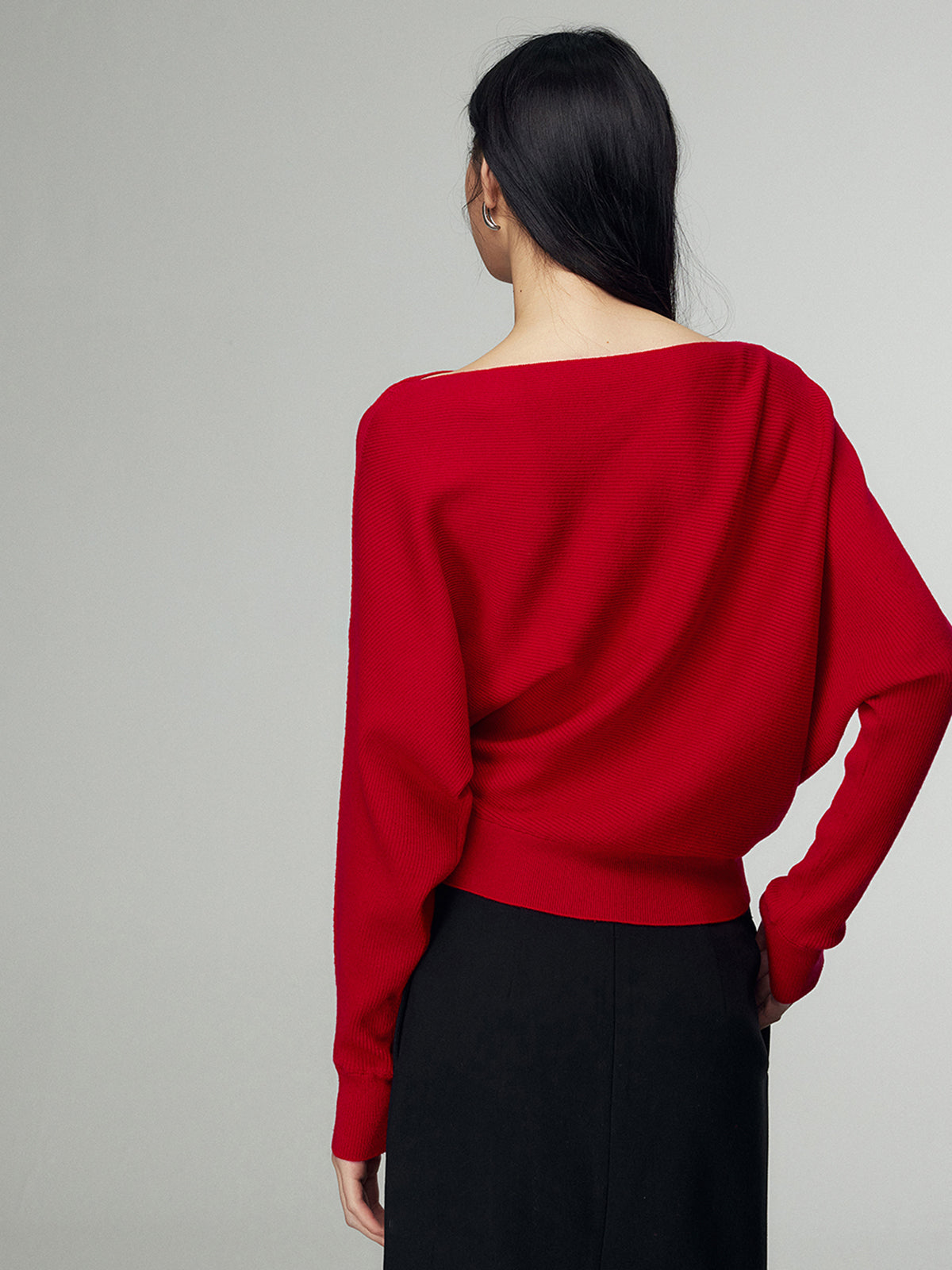 Nora | Elegantes Stricktop aus Wollmischung