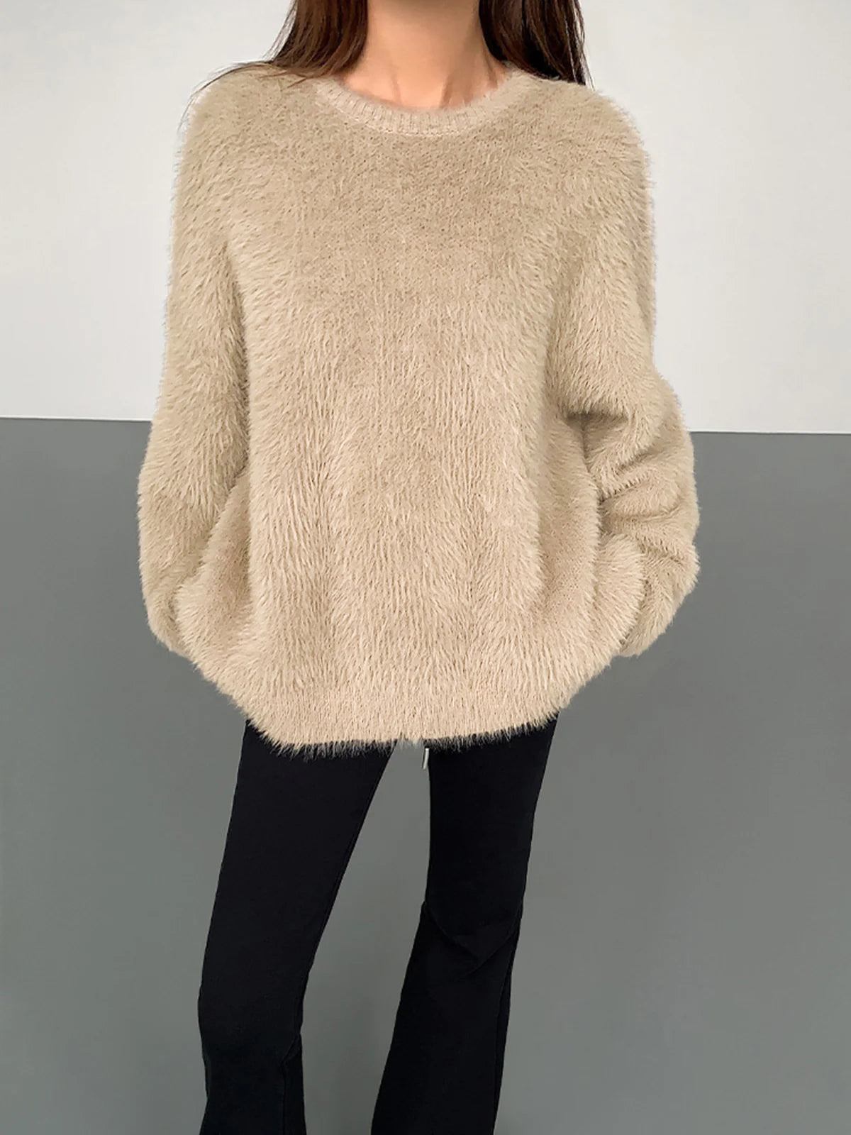 Max | Minimalistischer Fuzzy Pullover