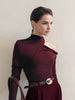 Lena | Elegantes Cold-Shoulder Twist T-Shirt