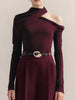Lena | Elegantes Cold-Shoulder Twist T-Shirt